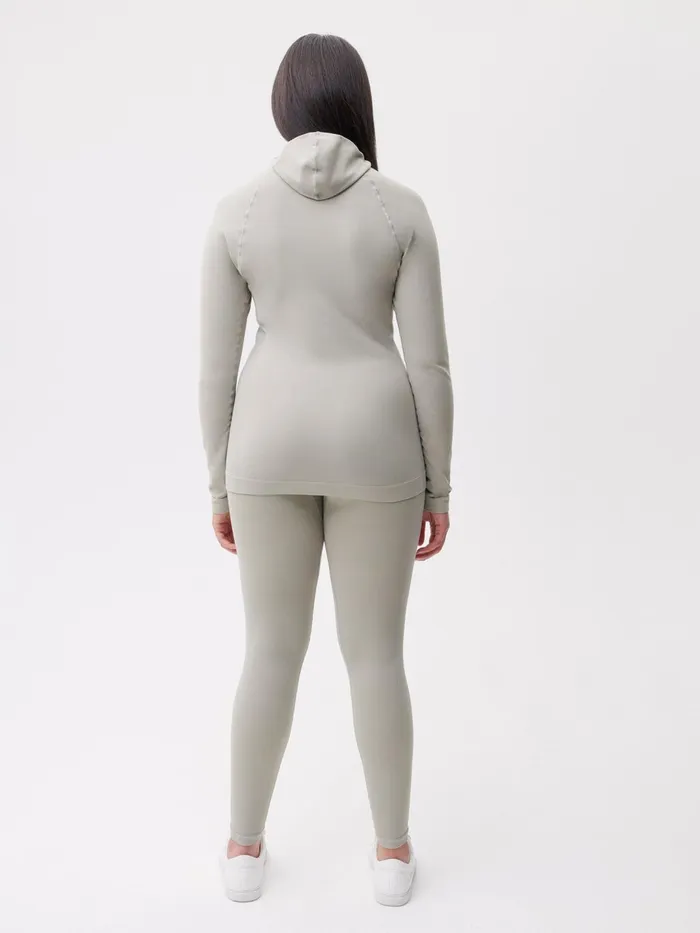 PANGAIA Activewear Hoodie Stone Women Hoodies