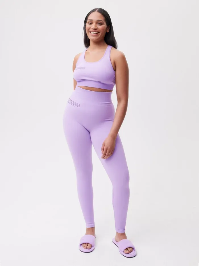 PANGAIA Activewear Leggings Orchid Purple Women Track Pants and Pants
