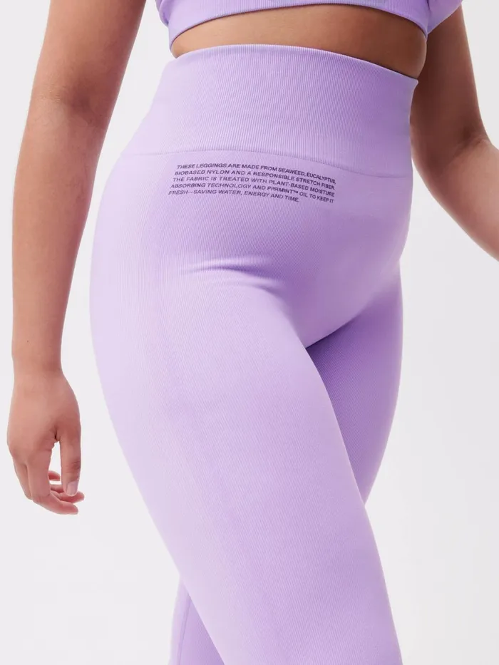 PANGAIA Activewear Leggings Orchid Purple Women Track Pants and Pants