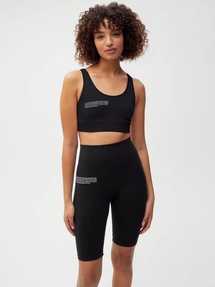 PANGAIA Activewear Shorts Black Women Activewear