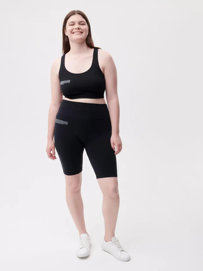 PANGAIA Activewear Shorts Black Women Activewear