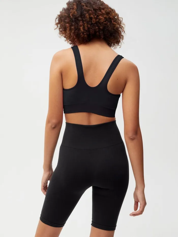 PANGAIA Activewear Shorts Black Women Activewear