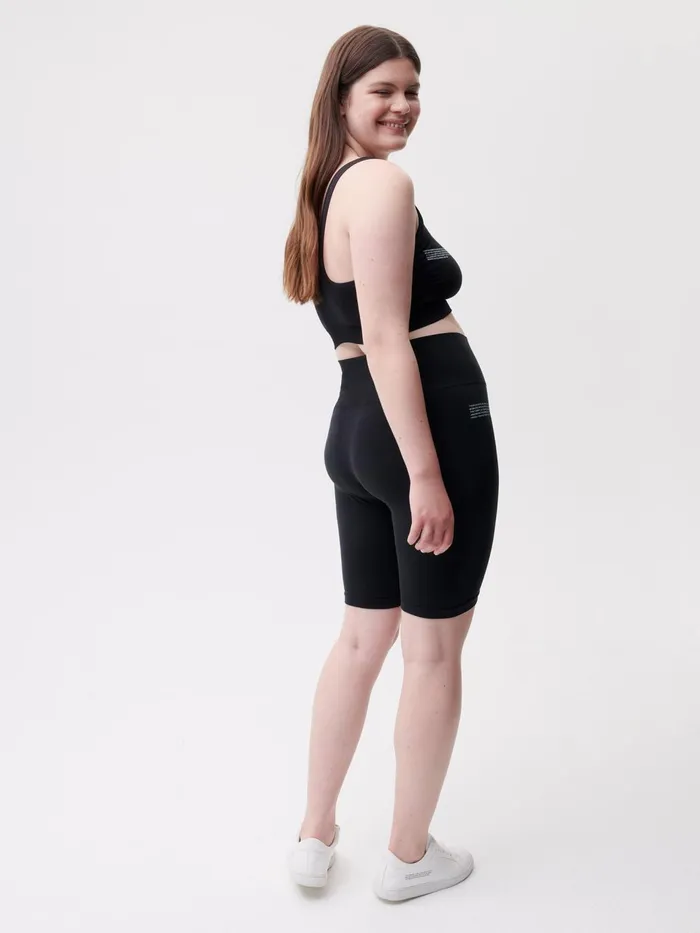 PANGAIA Activewear Shorts Black Women Activewear