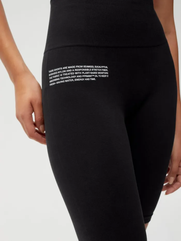 PANGAIA Activewear Shorts Black Women Activewear