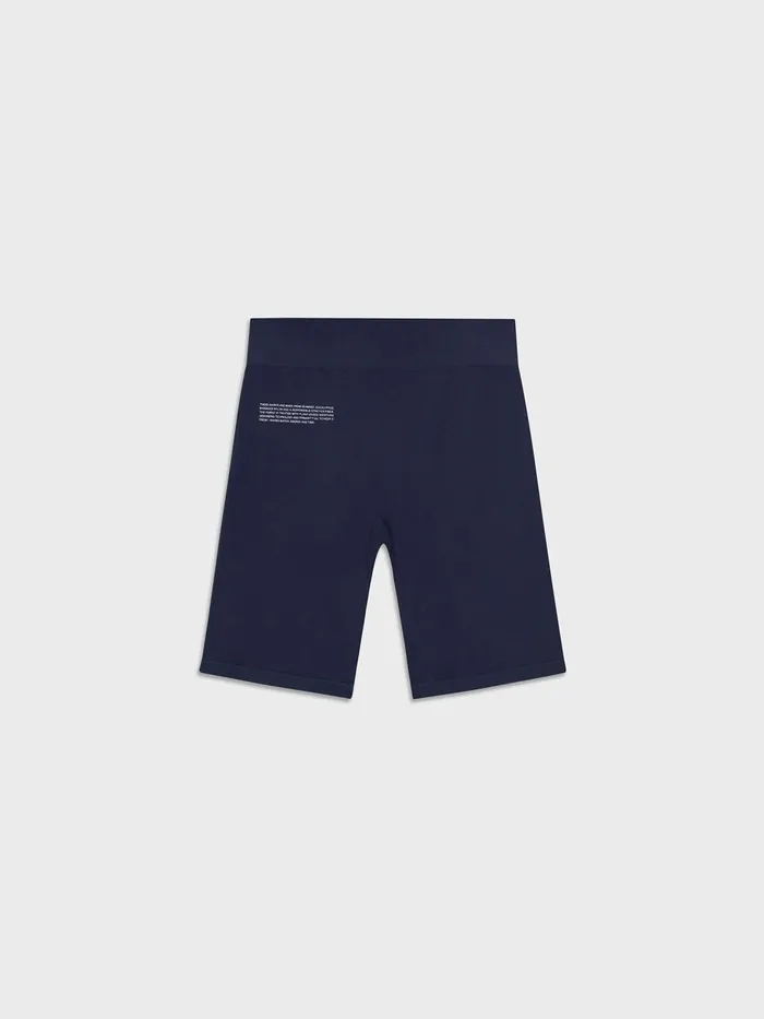 PANGAIA Activewear Shorts Navy Blue Men Activewear