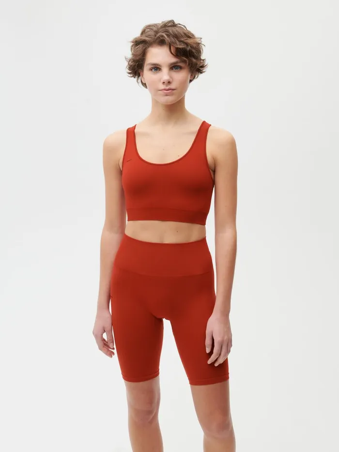 PANGAIA Activewear Sports Bra 20 Jasper Red Women Activewear