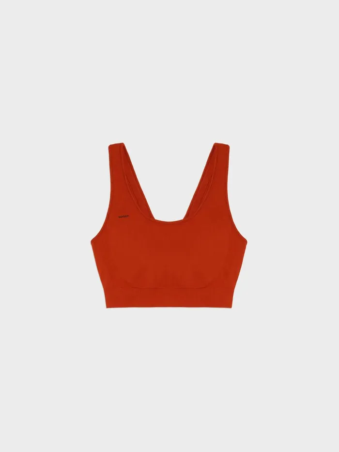 PANGAIA Activewear Sports Bra 20 Jasper Red Women Activewear