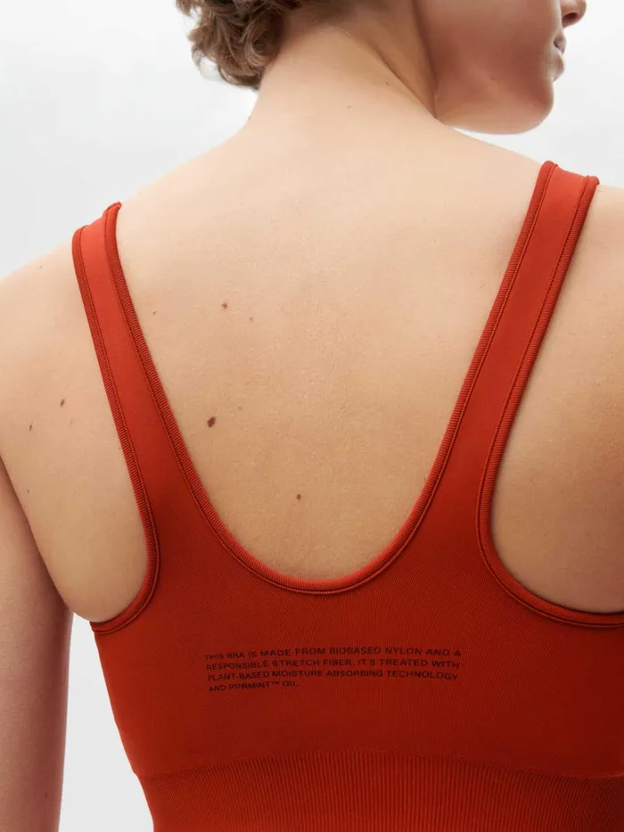 PANGAIA Activewear Sports Bra 20 Jasper Red Women Activewear