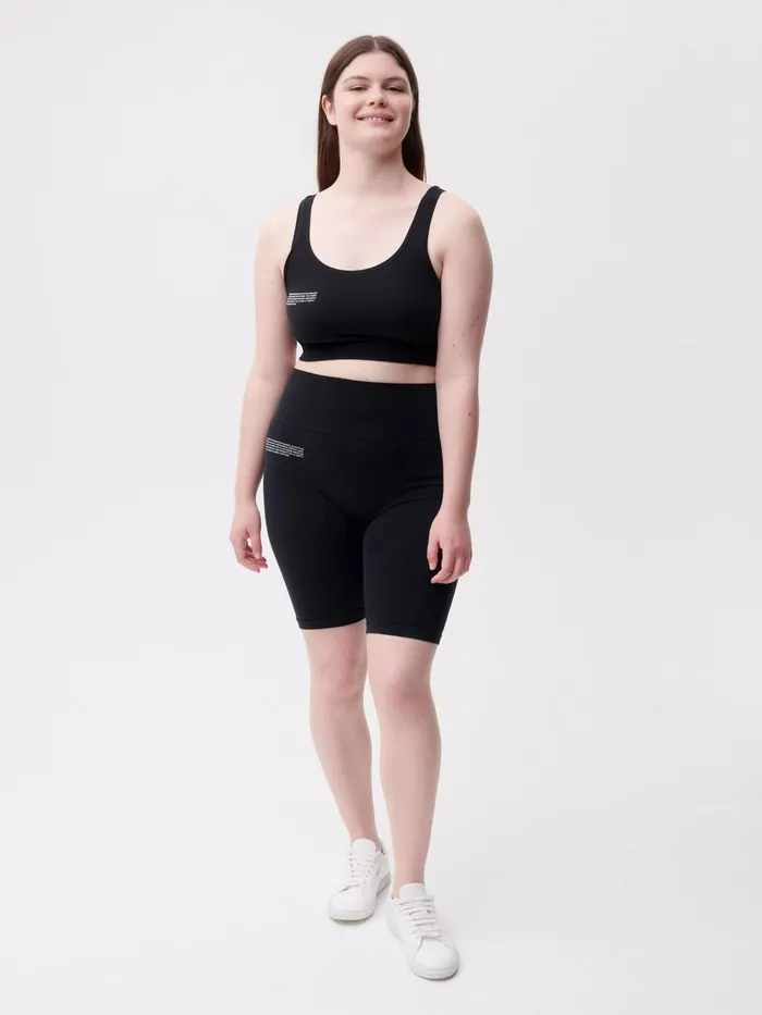 PANGAIA Activewear Sports Bra Black Women Activewear