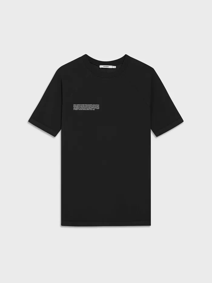 PANGAIA Activewear Tshirt Black Men Tshirts and Tops