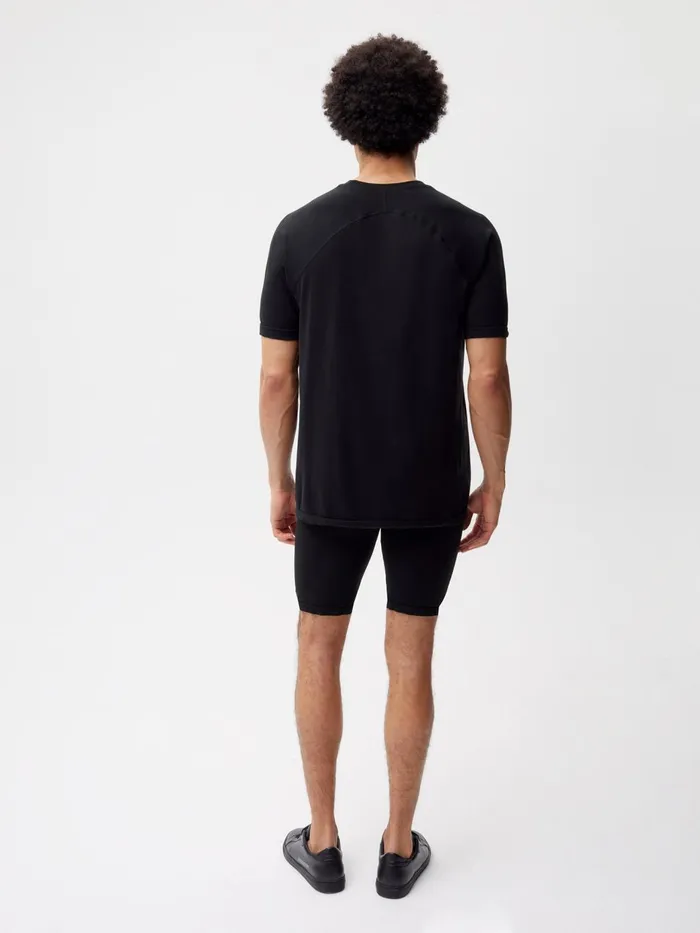 PANGAIA Activewear Tshirt Black Men Tshirts and Tops