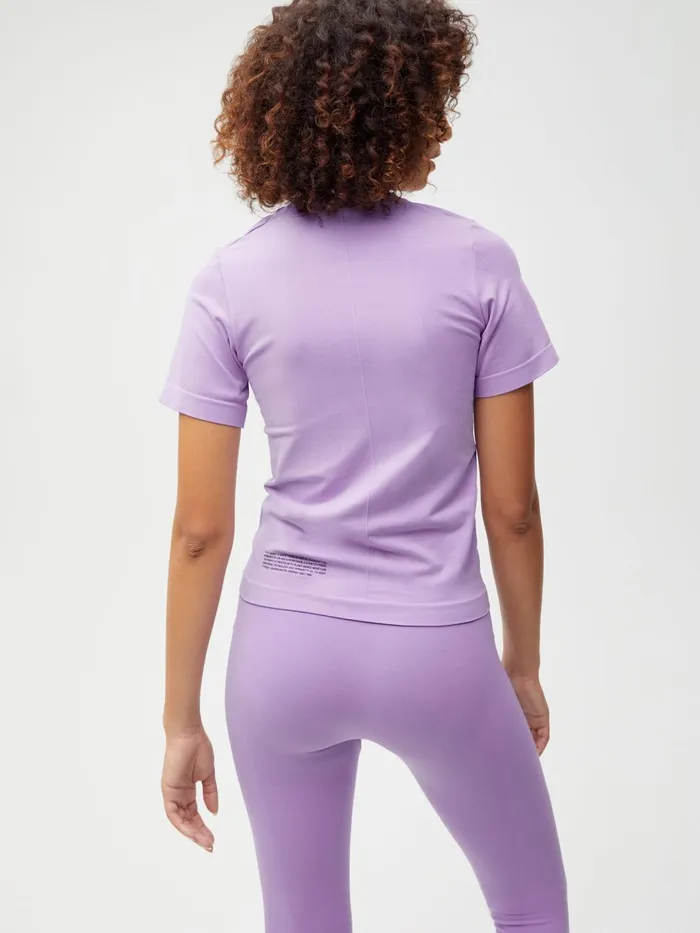 PANGAIA Activewear Tshirt Orchid Purple Women Tshirts and Tops