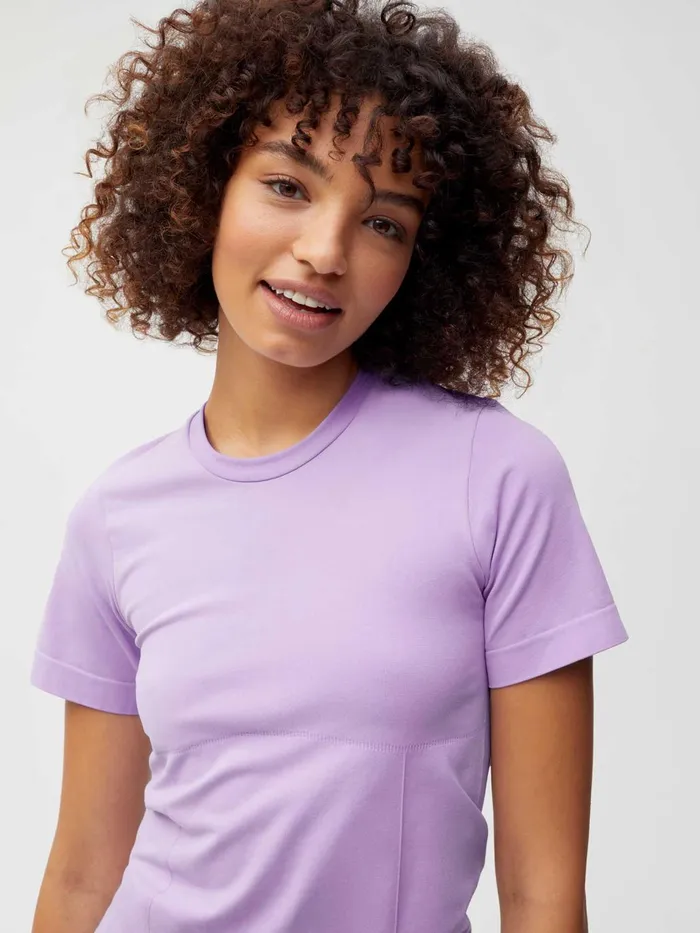 PANGAIA Activewear Tshirt Orchid Purple Women Tshirts and Tops