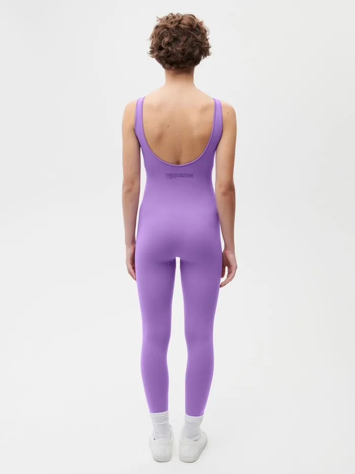 PANGAIA Activewear Unitard 20 Dark Orchid Women Dresses and Jumpsuits