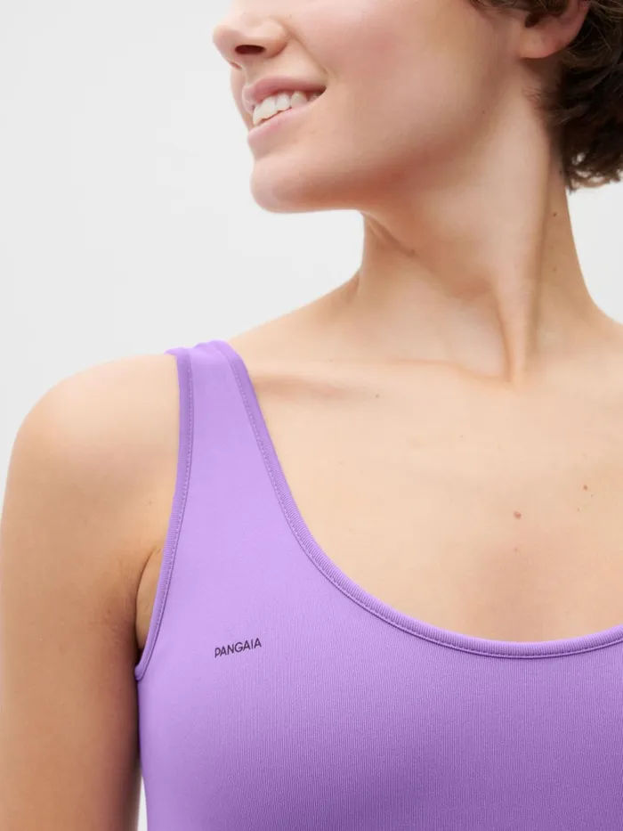 PANGAIA Activewear Unitard 20 Dark Orchid Women Dresses and Jumpsuits