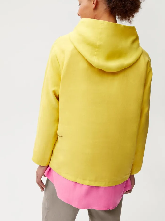 PANGAIA Aloe Linen Hoodie Sunshine Yellow Women Hoodies