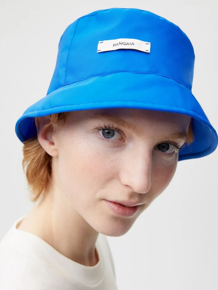 PANGAIA Bucket Hat Cobalt Blue WomenMen Hats and Gloves