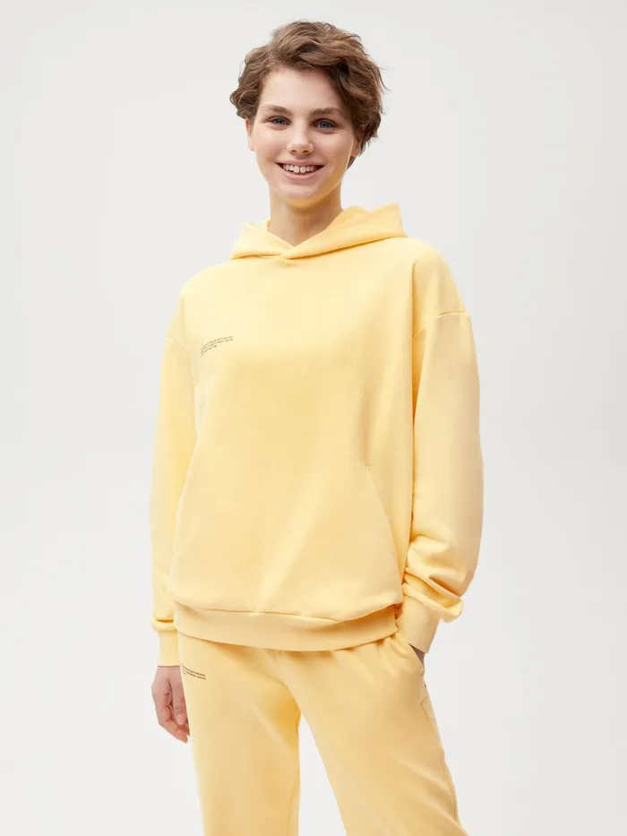 PANGAIA Earthpositive Together Hoodie Buttercup Yellow Men Hoodies