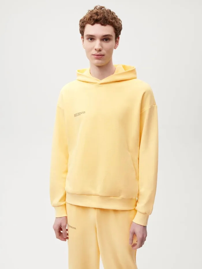 PANGAIA Earthpositive Together Hoodie Buttercup Yellow Men Hoodies