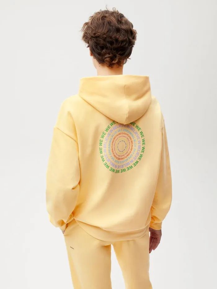 PANGAIA Earthpositive Together Hoodie Buttercup Yellow Men Hoodies