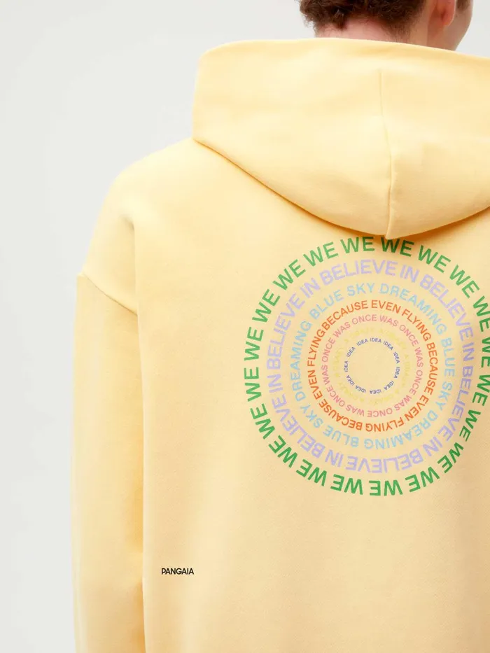 PANGAIA Earthpositive Together Hoodie Buttercup Yellow Men Hoodies
