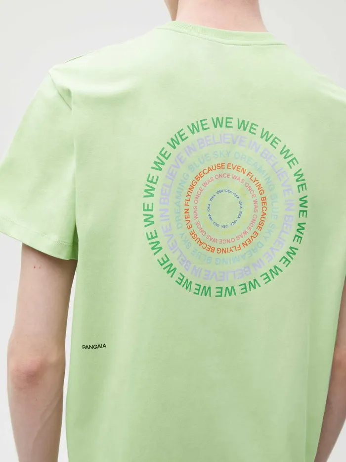 PANGAIA Earthpositive Together Tshirt Pistachio Men Tshirts and Tops