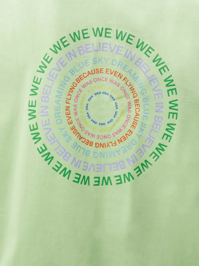 PANGAIA Earthpositive Together Tshirt Pistachio Women Tshirts and Tops