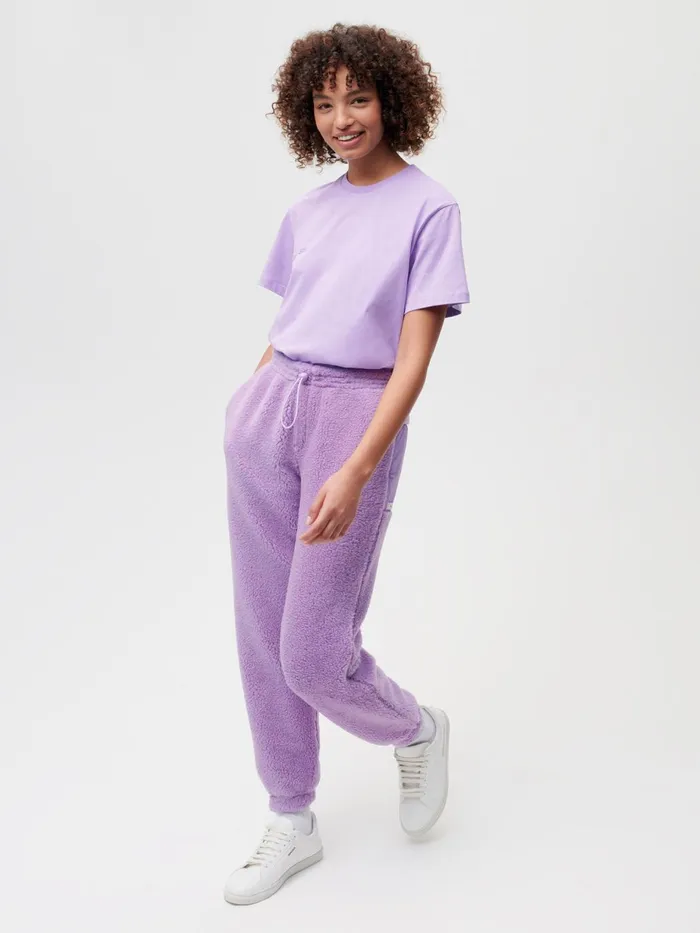 PANGAIA Fleece Track Pants Orchid Purple Men Track Pants and Pants