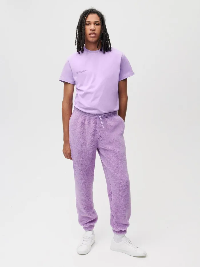 PANGAIA Fleece Track Pants Orchid Purple Men Track Pants and Pants