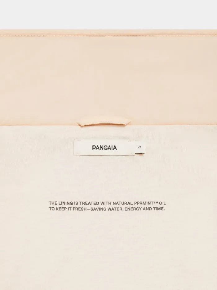 PANGAIA Fleece Zipped Jacket Sand Men Jackets and Outerwear