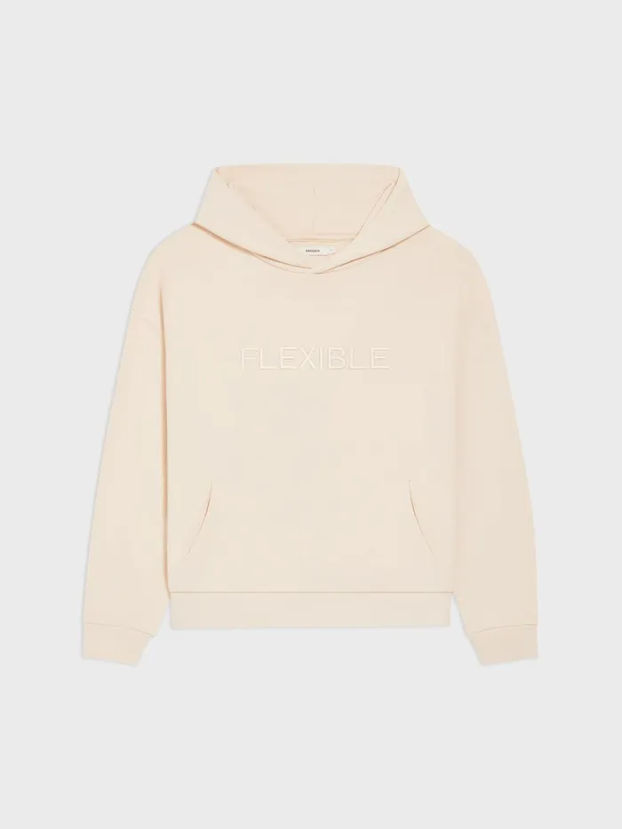 PANGAIA Flexible Hoodie Sand Men Hoodies