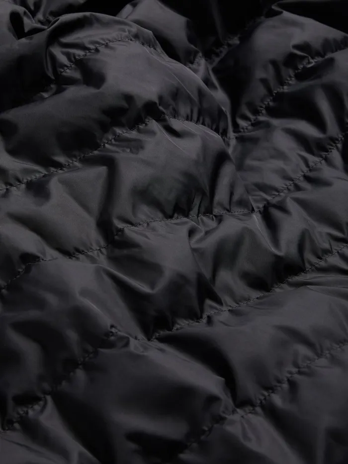 PANGAIA FLWRDWN Lite Shirt Jacket Black Men Jackets and Outerwear