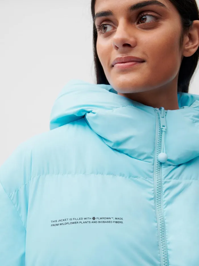 PANGAIA FLWRDWN Short Reversible Jacket Celestial Blue Men Jackets and Outerwear
