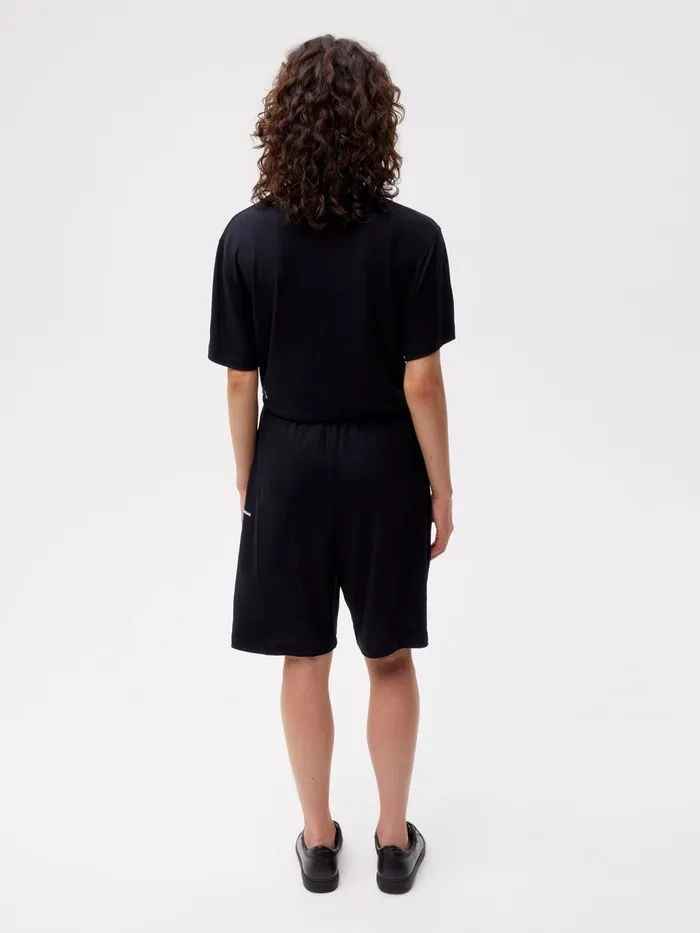 PANGAIA FRUTFIBER Long Shorts Black Women Shorts
