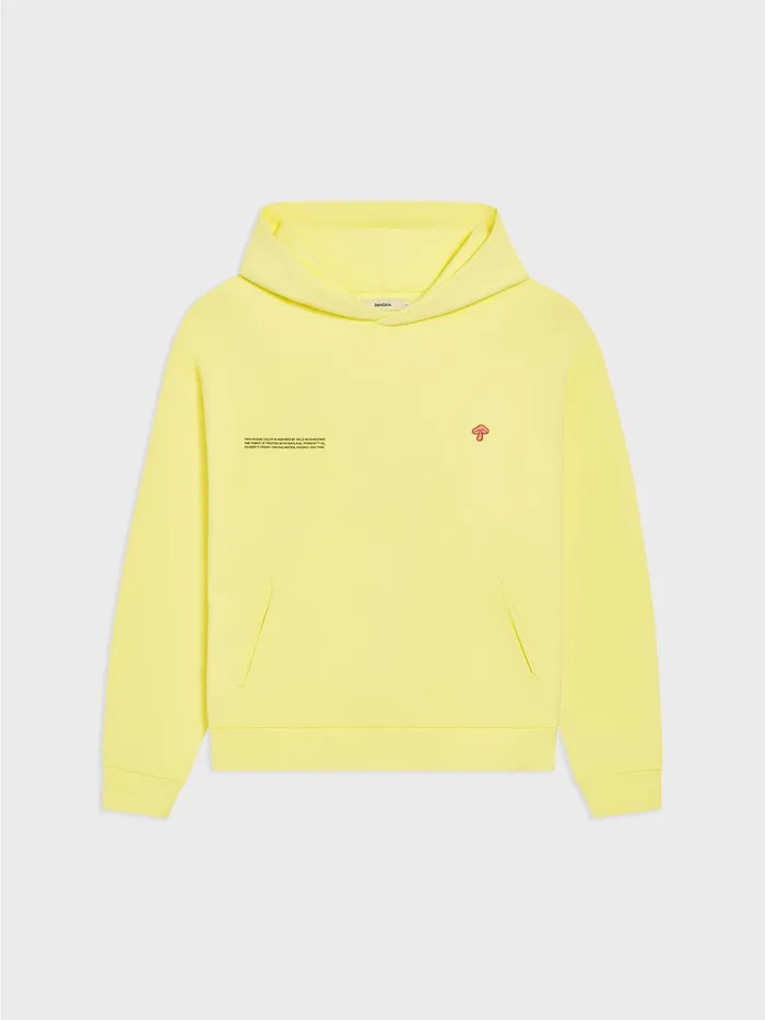 PANGAIA Fungi Capsule 365 Signature Hoodie Fungi Yellow Men Hoodies