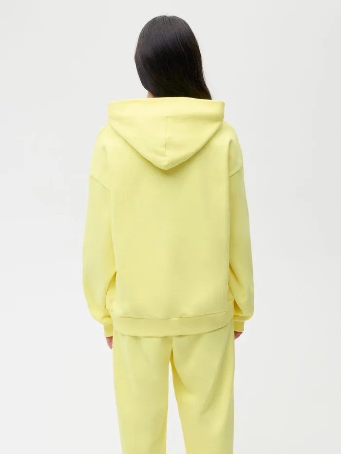 PANGAIA Fungi Capsule 365 Signature Hoodie Fungi Yellow Men Hoodies