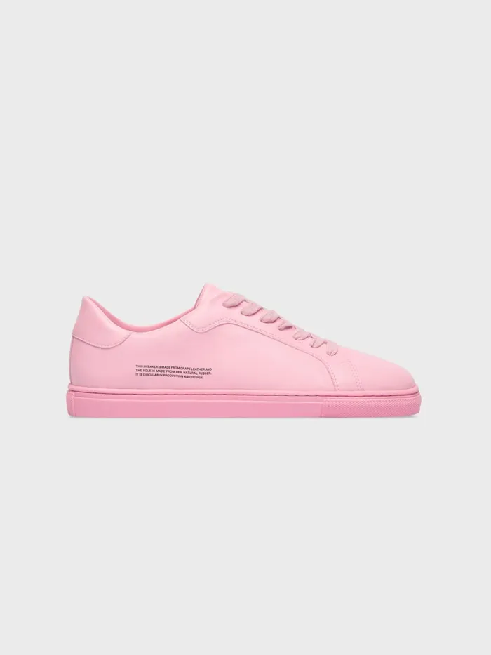 PANGAIA Grape Leather Sneakers Sakura Pink WomenMen Sneakers