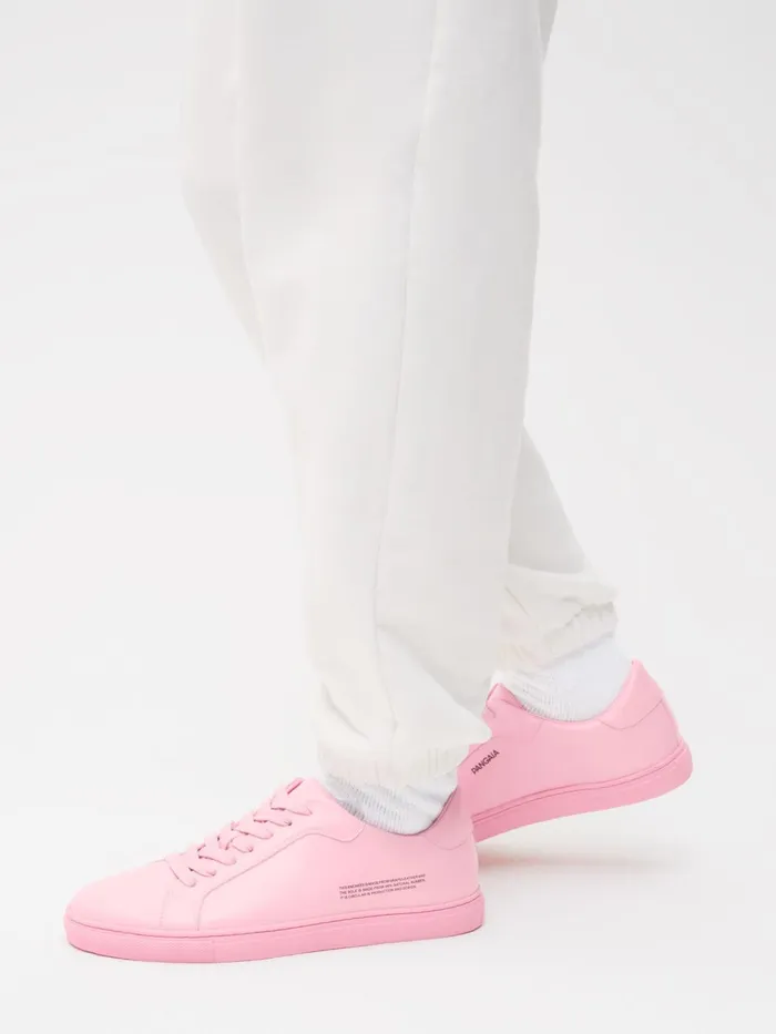 PANGAIA Grape Leather Sneakers Sakura Pink WomenMen Sneakers