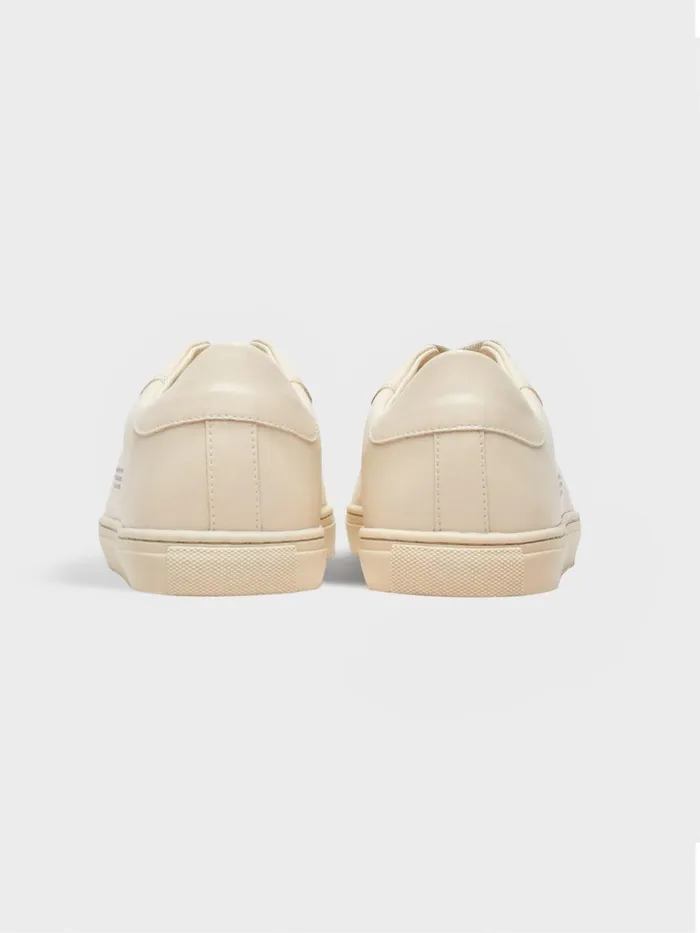 PANGAIA Grape Leather Sneakers Sand WomenMen Sneakers