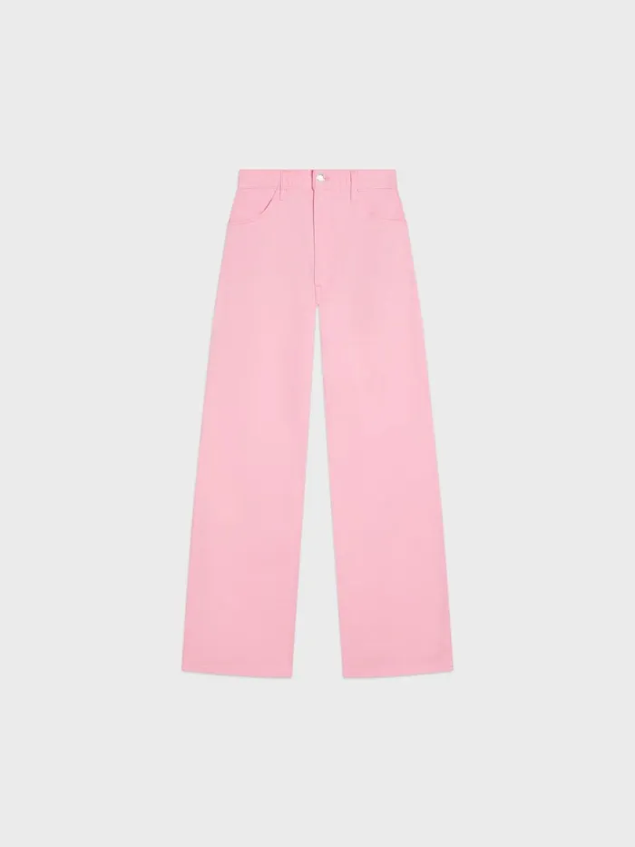 PANGAIA Hemp Denim HighRise Wide Leg Jeans Sakura Pink Women Denim