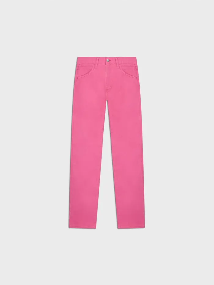 PANGAIA Hemp Denim StraightLeg Jeans Flamingo Pink Men Denim