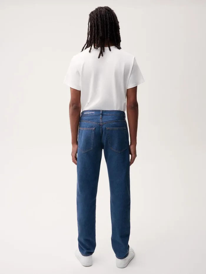 PANGAIA Hemp Denim StraightLeg Jeans Mid Wash Women Denim