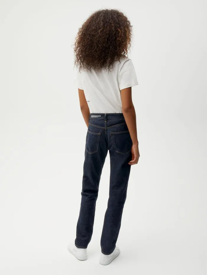 PANGAIA Hemp Denim StraightLeg Jeans Rinse Wash Men Denim
