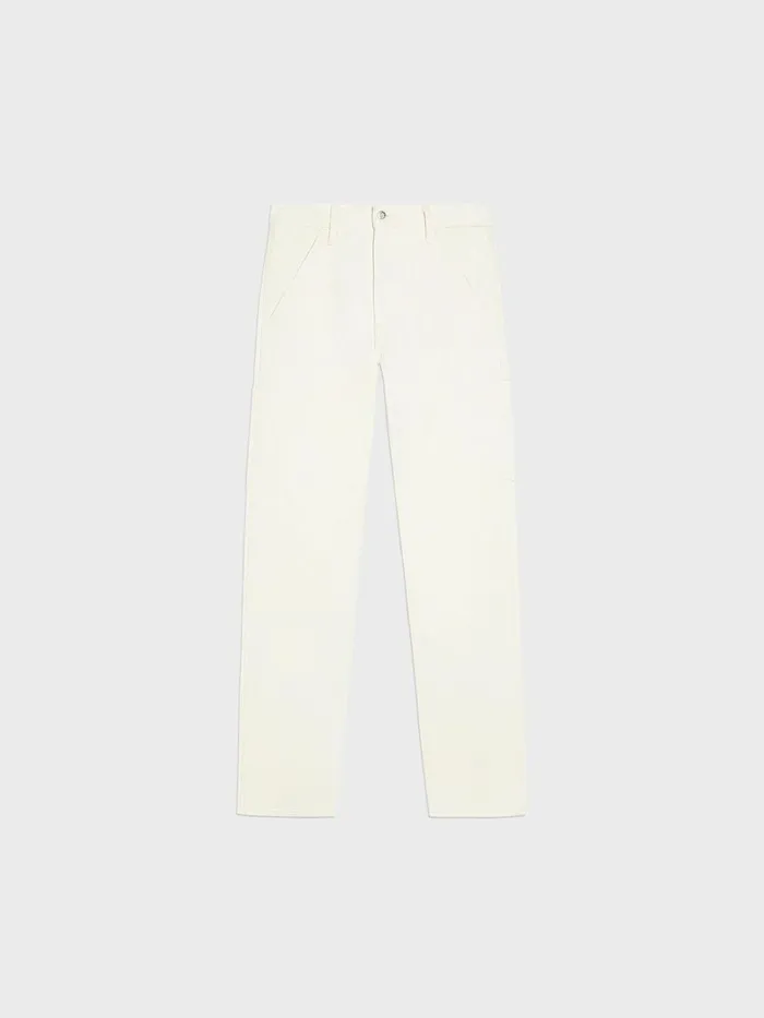 PANGAIA Hemp Denim Workwear Carpenter Jeans Ecru Ivory Men Denim