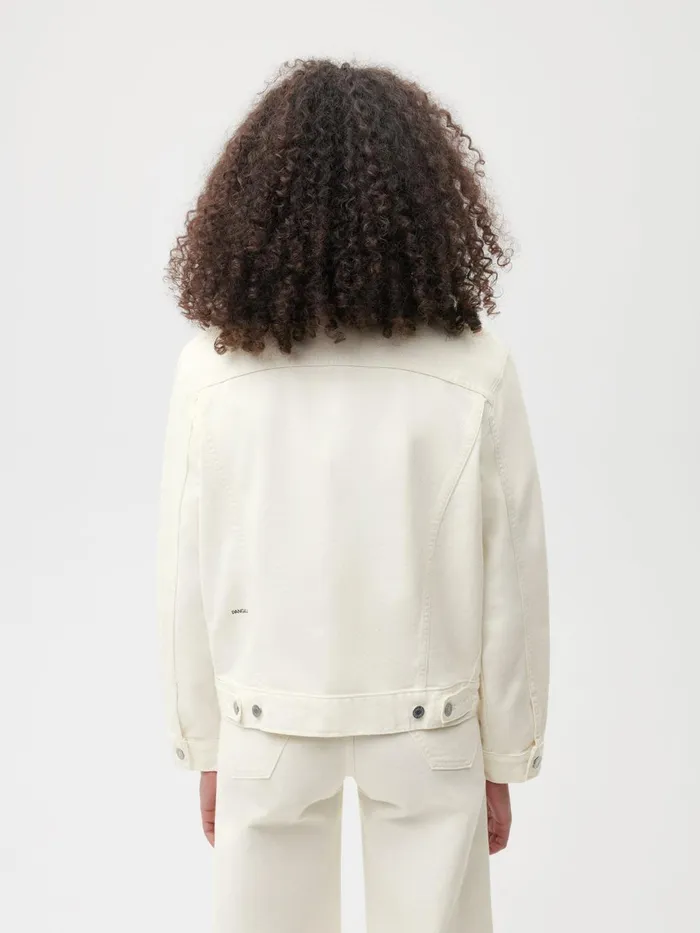 PANGAIA Hemp Unisex Jacket Ecru Ivory Women Denim
