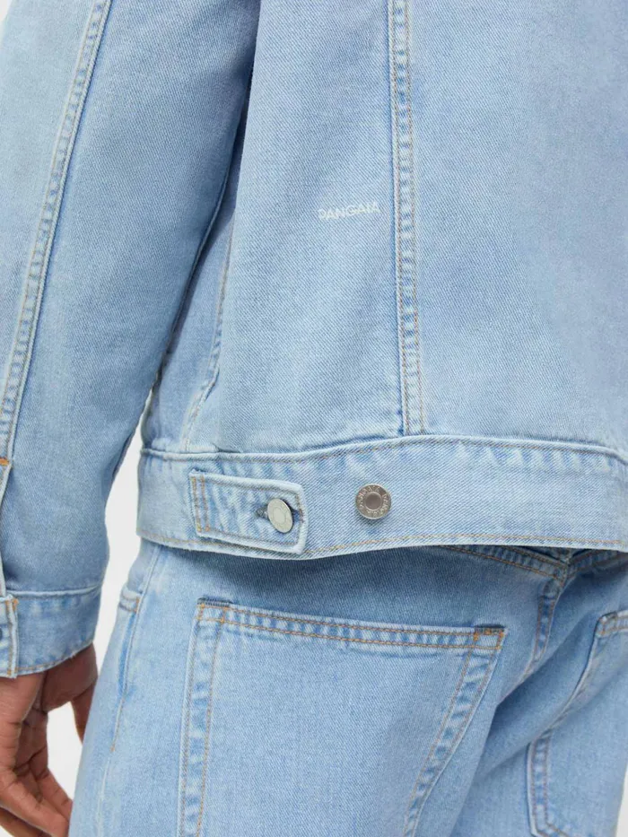 PANGAIA Hemp Unisex Jacket Light Indigo Wash Women Denim