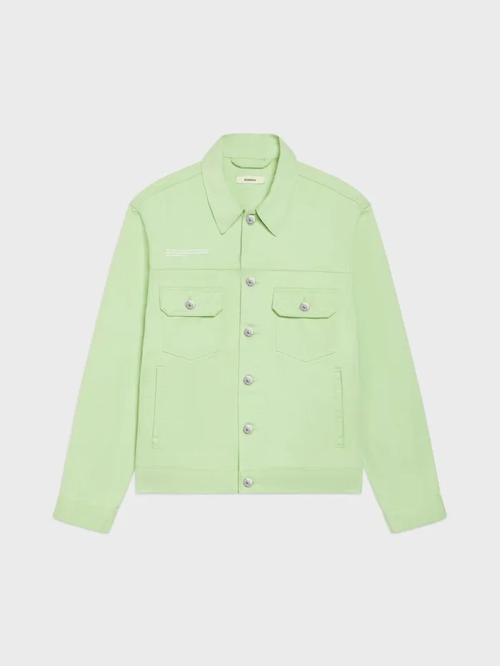 PANGAIA Hemp Unisex Jacket Pistachio Women Jackets and Outerwear