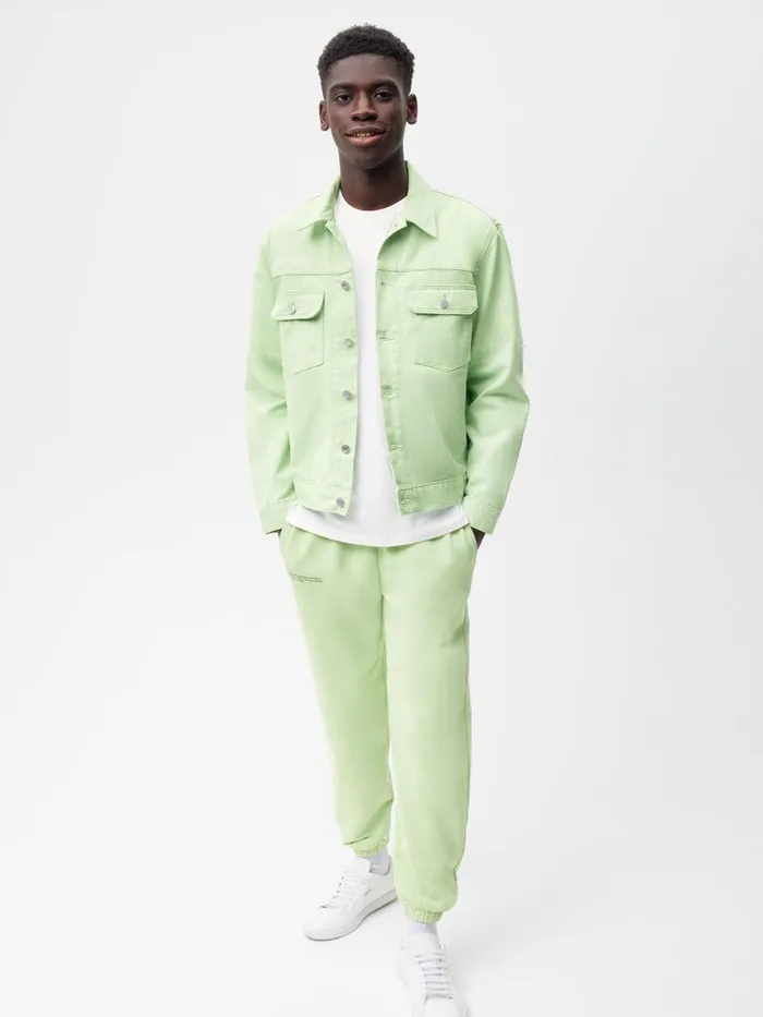 PANGAIA Hemp Unisex Jacket Pistachio Women Jackets and Outerwear