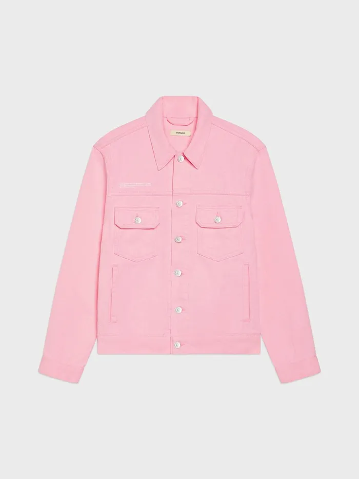 PANGAIA Hemp Unisex Jacket Sakura Pink Women Denim