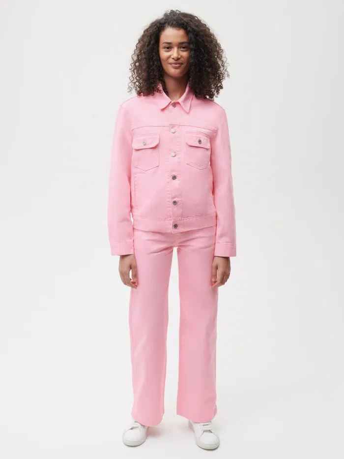 PANGAIA Hemp Unisex Jacket Sakura Pink Women Denim